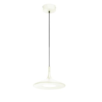 Suspension SCHÖNER-WOHNEN-Kollektion Slim LED Crème, 1 lumière