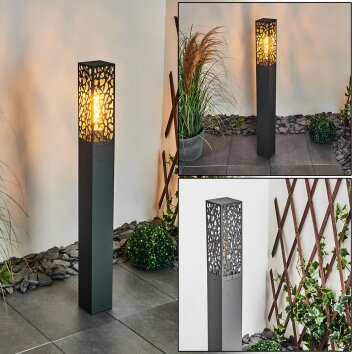 Borne lumineuse Innvoll Anthracite, 1 lumière