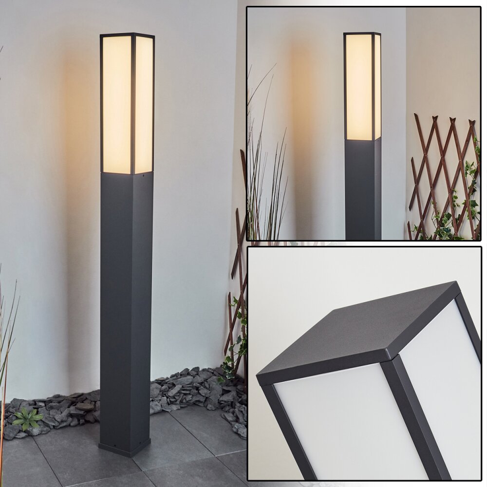 Borne lumineuse Apidou LED Anthracite, 1 lumière