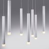 Suspension Leuchten-Direkt BRUNO LED Aluminium, 10 lumières