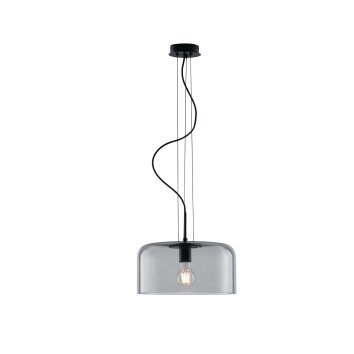 Suspension Luce-Design Gibus Noir, 1 lumière