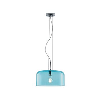 Suspension Luce-Design Gibus Chrome, 1 lumière