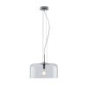 Suspension Luce-Design Gibus Chrome, 1 lumière