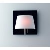 Applique murale Luce-Design Wharol LED Noir, 1 lumière