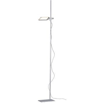 Lampadaire Luce-Design Book LED Argenté, 1 lumière