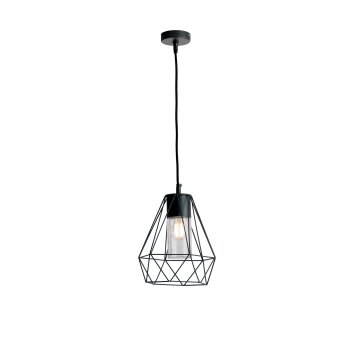 Suspension Lutec Mandala Anthracite, 1 lumière