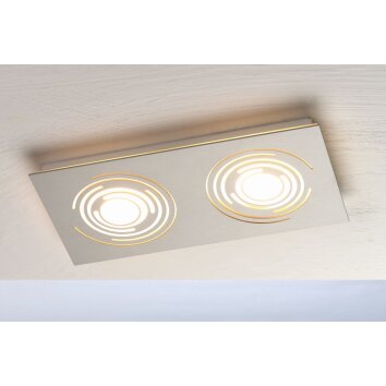 Plafonnier Bopp GALAXY COMFORT LED Aluminium, 2 lumières