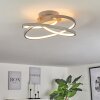 Plafonnier Demaine LED Gris, 1 lumière