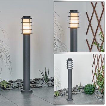 Borne lumineuse Tunes Nickel mat, 1 lumière