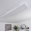 Plafonnier Buenaventura LED Blanc, 1 lumière, Télécommandes, Changeur de couleurs