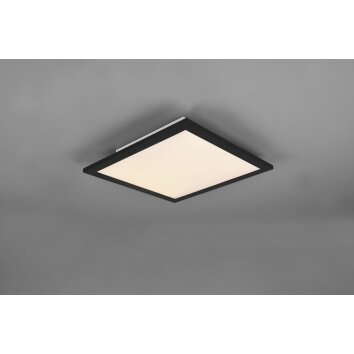 Plafonnier Reality Alpha LED Noir, 1 lumière