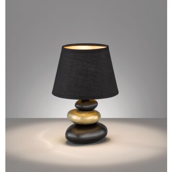 Lampe de table Fischer-Honsel Pibe Noir, 1 lumière