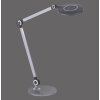 Lampe de table Leuchten-Direkt NIKLAS LED Noir, Argenté, 1 lumière