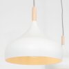 Suspension Steinhauer Bjorr Blanc, 3 lumières