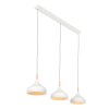 Suspension Steinhauer Bjorr Blanc, 3 lumières