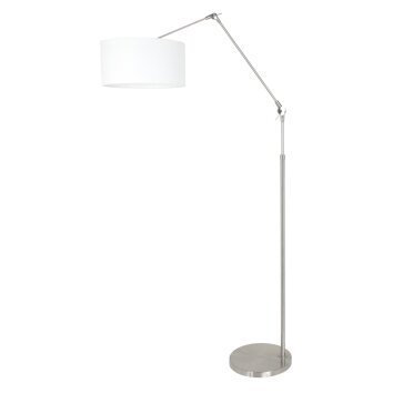 Lampadaire Steinhauer Prestige Chic Acier brossé, 1 lumière