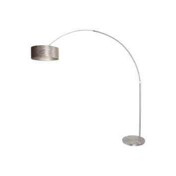 Lampadaire Steinhauer Sparkled Light Acier brossé, 1 lumière