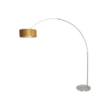 Lampadaire Steinhauer Sparkled Light Acier brossé, 1 lumière