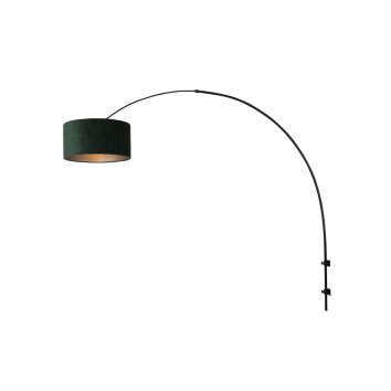 Applique murale Steinhauer Sparkled Light Noir, 1 lumière