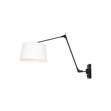 Applique murale Steinhauer Prestige Chic Noir, 1 lumière