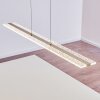 Suspension Nibe LED Nickel mat, 1 lumière