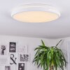 Plafonnier Seewen LED Blanc, 1 lumière, Télécommandes