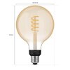 LED E27 7 Watt 2200 - 4500 Kelvin 550 Lumen Philips Hue White Ambiance