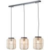 Suspension Brilliant Tannah Noir, 3 lumières