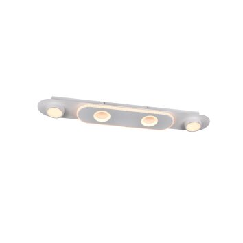 Plafonnier Brilliant Irelia LED Blanc, 1 lumière