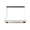 Suspension Lucide CALIXT Noir, 2 lumières