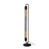 Lampadaire Lucide CALIXT Noir, 2 lumières