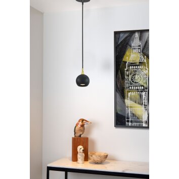 Suspension Lucide FAVORI Noir, 1 lumière