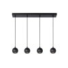 Suspension Lucide FAVORI Noir, 4 lumières