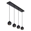 Suspension Lucide FAVORI Noir, 4 lumières