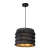 Suspension Lucide TOGO Noir, 1 lumière