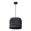 Suspension Lucide TOGO Noir, 1 lumière