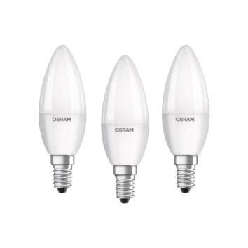 Lot de 3 Osram LED E14 5,7 Watt 2700 Kelvin 470 Lumen