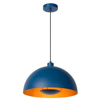 Suspension Lucide SIEMON Bleu, 1 lumière