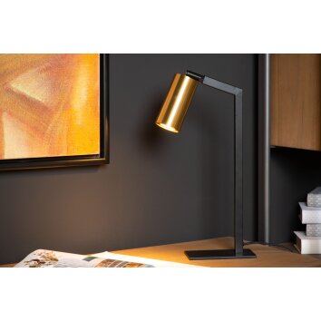 Lampe de table Lucide SYBIL Noir, 1 lumière