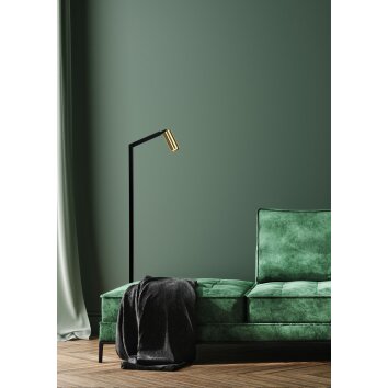 Lampadaire Lucide SYBIL Noir, 1 lumière