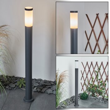 Borne lumineuse Sessa Anthracite, 1 lumière