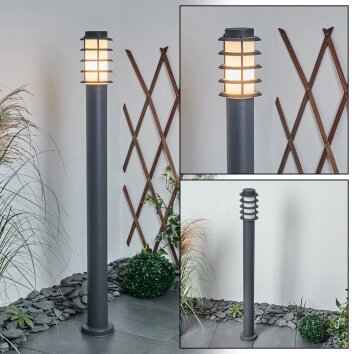 Borne lumineuse Tunes Anthracite, 1 lumière