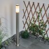 Borne lumineuse Sessa Nickel mat, 1 lumière