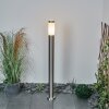 Borne lumineuse Sessa Nickel mat, 1 lumière