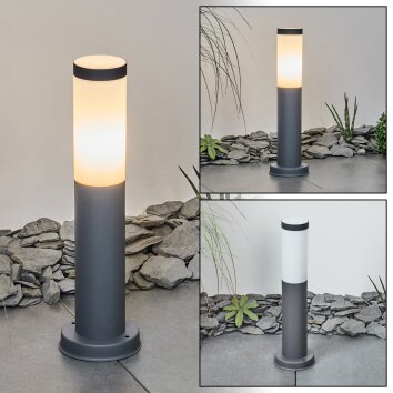 Borne lumineuse Sessa Anthracite, 1 lumière