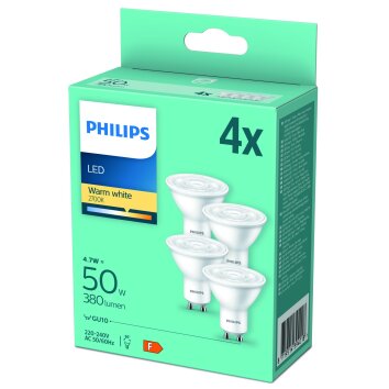 LED GU10 4,7 Watt 2700 Kelvin 345 Lumen Philips