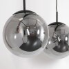 Suspension Steinhauer Bollique Noir, 3 lumières