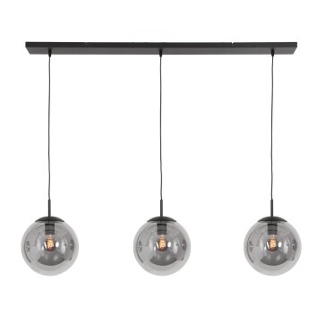 Suspension Steinhauer Bollique Noir, 3 lumières