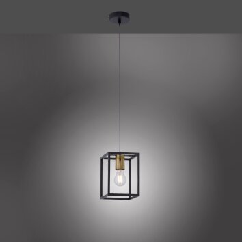 Suspension Leuchten-Direkt FABIO Noir, 1 lumière