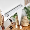 lampe miroir Morges LED Chrome, Blanc, 1 lumière